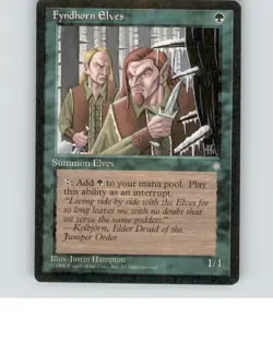 Fyndhorn Elves 132 Common Ice Age Lightly played b3-680 - Image 1