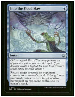 Into the Flood Maw 52 Uncommon Bloomburrow Magic: The Gathering Near Mint - Image 1
