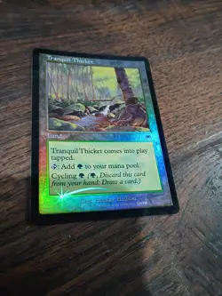 Tranquil Thicket Onslaught Foil Land MTG #326 - Image 2