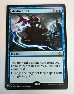 Misdirection - Duel Decks: Merfolk vs. Goblins (DDT) Wizards of the Coast MTG - Image 1
