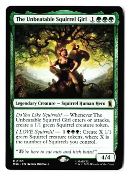The Unbeatable Squirrel Girl 193 Rare Marvel Super Heroes Magic: The Gathering - Image 1