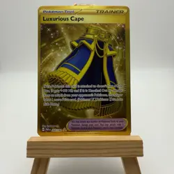 Luxurious Cape 265/182 Paradox Rift Gold Secret Rare Holo Pokemon Card NM - Image 1
