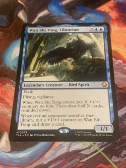 MTG Avatar: The Last Airbender WAN SHI TONG, LIBRARIAN Mythic Rare MTG Mint - Image 4
