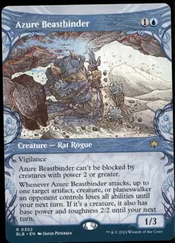 AZURE BEASTBINDER (SHOWCASE) BLOOMBURROW MAGIC: THE GATHERING LP - Image 1