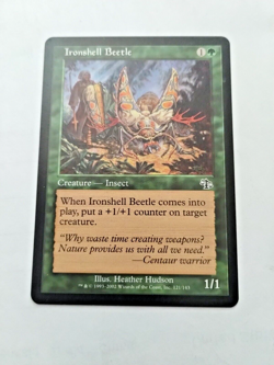 MTG Ironshell Beetle Judgment 121/143 Regular Common - Uncirculated - Image 1