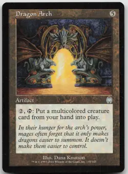 Dragon Arch 135 Uncommon Apocalypse Magic: The Gathering Near Mint - Image 1