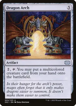 Dragon Arch NonFoil Double Masters 2022 305 NM MTG - Image 1