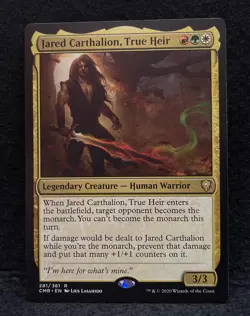 MTG, Jared Carthalion, True Heir, Commander Legends 281/361 Regular Rare - Image 1