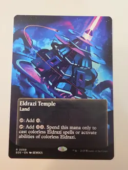 Eldrazi Temple - MTG - Borderless - Edge of Eternities: Stellar Sights - #59 -NM - Image 1
