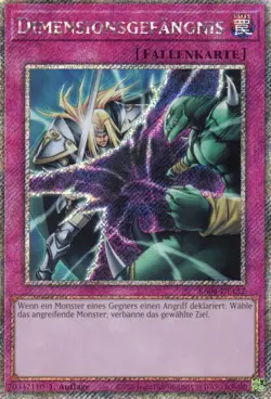 yugioh Dimensionsgefangnis RA04-DE132 Platinum Secret Rare DEUTSCH - Image 1