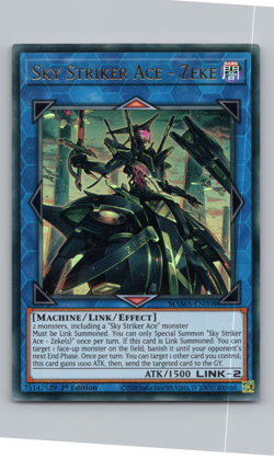 Sky Striker Ace - Zeke - MAMA-EN008 - Ultra Rare - 1st Edition - Yugioh - Image 1