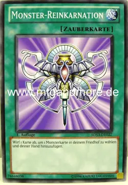 Yu-Gi-Oh 1x Monster-Reinkarnation - - - 5DS3 - Image 1