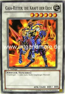 Yu-Gi-Oh 1x Gaia-Ritter, die Kraft der Erde - - - 5DS3 - Image 1