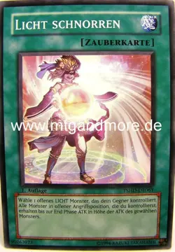Yu-Gi-Oh 1x Licht schnorren - - - TSHD - Image 1