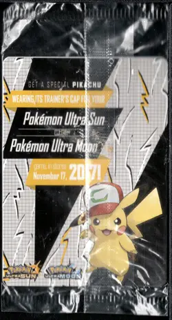 SEALED Pokemon Ash's Pikachu SM108 Black Star "I Choose You" Promo Card TCG SM - Image 2