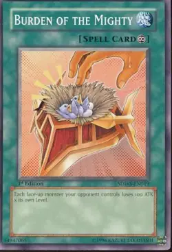 Yu-Gi-Oh 1x Burden of the Mighty - - - SDWS - Image 1