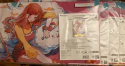 One Piece Official Playmat/Promo Nami & Zeus Bandai Card Games Fest24-25 ENGLISH - Image 1
