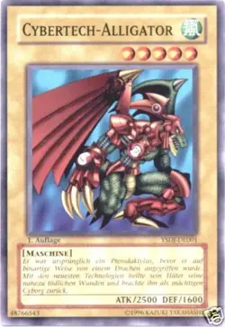 Yu-Gi-Oh 1x Cybertech-Alligator - - - YSDJ - Image 1