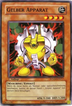 Yu-Gi-Oh 1x Gelber Apparat - - - SDMM - Image 1