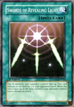 Yu-Gi-Oh 1x Swords of Revealing Light - - - SDSC - Image 1