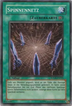 Yu-Gi-Oh 1x Spinnennetz - - - SOVR - Image 1