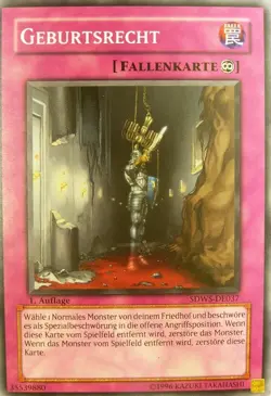 Yu-Gi-Oh 1x Geburtsrecht - - - SDWS - Image 1