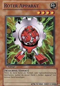 Yu-Gi-Oh 1x Roter Apparat - - - DPYG - Image 1