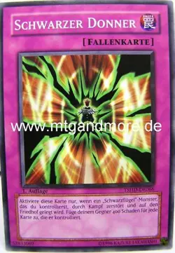 Yu-Gi-Oh 1x Schwarzer Donner - - - TSHD - Image 1