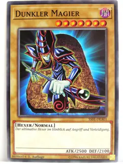 Yu-Gi-Oh - 1x #A001 Dunkler Magier - SS01 - Speed Duel Starter Decks - Image 1