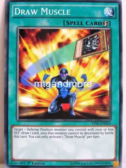 Yu-Gi-Oh - 3x Draw Muscle - YS16 - Starter Deck Yuya - Image 1