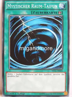 Yu-Gi-Oh - 1x Mystischer Raum-Taifun - YS16 - Starter Deck Yuya - Image 1
