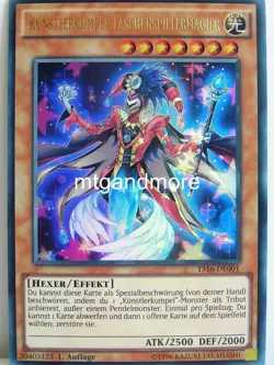 Yu-Gi-Oh - 1x Kunstlerkumpel Taschenspielermagier - YS16 - Starter Deck Yuya - Image 1