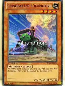 Yu-Gi-Oh - 1x Lionhearted Locomotive - DRLG - Dragons of Legend - Image 1