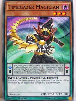 Yu-Gi-Oh - 2x Timegazer Magician - YS16 - Starter Deck Yuya - Image 1