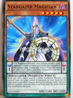 Yu-Gi-Oh - 2x Stargazer Magician - YS16 - Starter Deck Yuya - Image 1