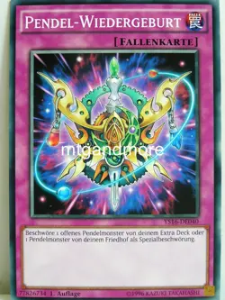 Yu-Gi-Oh - 2x Pendel-Wiedergeburt - YS16 - Starter Deck Yuya - Image 1