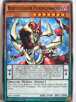 Yu-Gi-Oh - 1x Buntaugiger Pendeldrache - YS16 - Starter Deck Yuya - Image 1