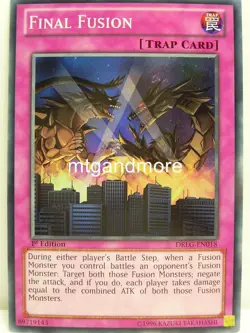 Yu-Gi-Oh - 1x Final Fusion - DRLG - Dragons of Legend - Image 1