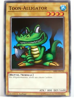 Yu-Gi-Oh - 1x #C002 Toon-Alligator - SS01 - Speed Duel Starter Decks - Image 1