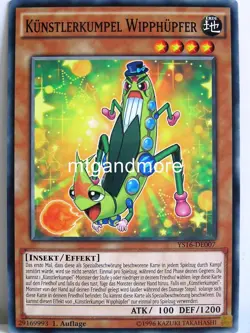 Yu-Gi-Oh - 3x Kunstlerkumpel Wipphupfer - YS16 - Starter Deck Yuya - Image 1