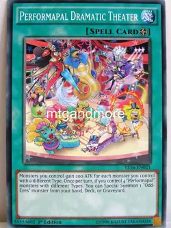 Yu-Gi-Oh - 3x Performapal Dramatic Theater - YS16 - Starter Deck Yuya - Image 1