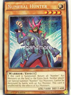 Yu-Gi-Oh - 1x Numeral Hunter - WSUP - World Superstars - Secret Rare - Image 1