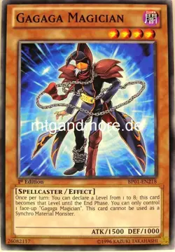 Yu-Gi-Oh 1x Gagaga Magician - - - BP01 - Battle Pack Epic Dawn - Image 1