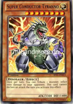 Yu-Gi-Oh 1x Super Conductor Tyranno - - - BP01 - Battle Pack Epic Dawn englisch - Image 1
