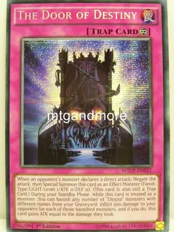 Yu-Gi-Oh - 1x The Door of Destiny - WSUP - World Superstars - Secret Rare - Image 1