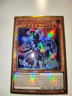 Yu-Gi-Oh! Ultimativleiter-Tyranno MGED-DE014 Premium Gold Rare Near Mint 1. Aufl - Image 1