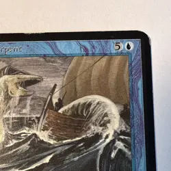 🐍Alpha Sea Serpent MTG Alpha Magic Kid Icarus MP Magic Vintage Old Card - Image 4