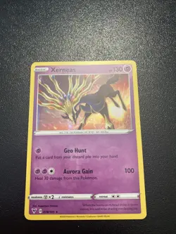 Xerneas HOLO RARE 078/185 Pokemon Card Vivid Voltage LP - Image 1