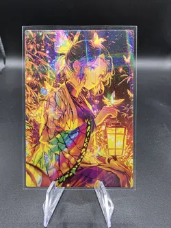 Shinobu Kocho Demon Slayer Holographic Anime Collectible Trading Card - Image 1