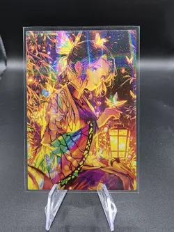Shinobu Kocho Demon Slayer Holographic Anime Collectible Trading Card - Image 2
